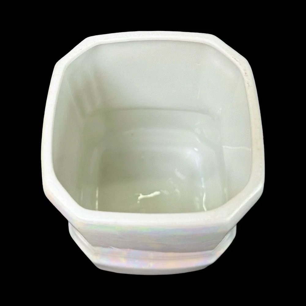MEPOCO‎ Wares Rice Canister Iridescent Lustreware Made In Germany Vintage